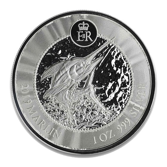 2019 Cayman Islands 1 oz Silver Marlin BU 2019 Cayman Islands 1 oz Silver Marlin BU